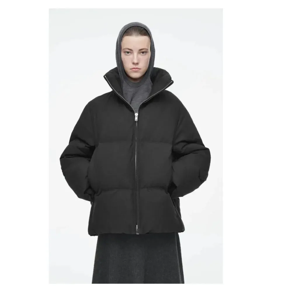 NEW COS Oversized Hooded Down Puffer Jacket Size US/Large